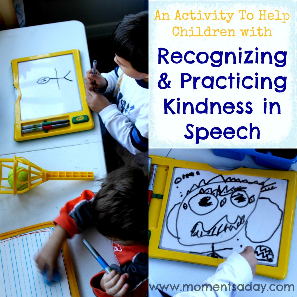 Teaching kids to use kind words