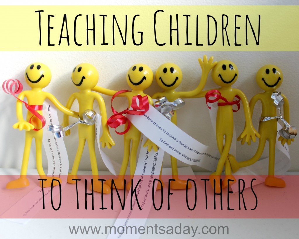 Teach kids to think of others with a fun random act of kindness