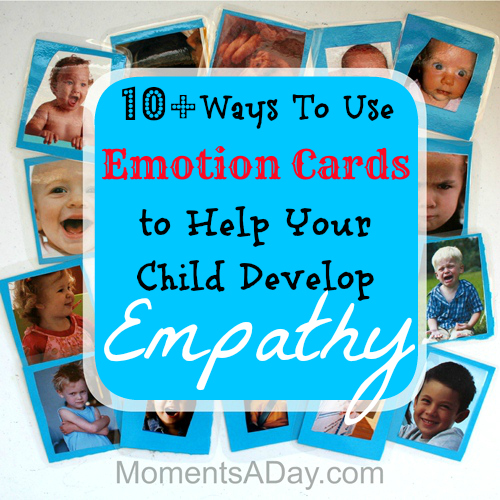 14 X Emotion Cards Kid's Cartoon English Learning Card Education Emotional D3K5 