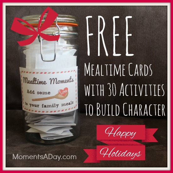 Free Mealtime Moments Happy Holidays