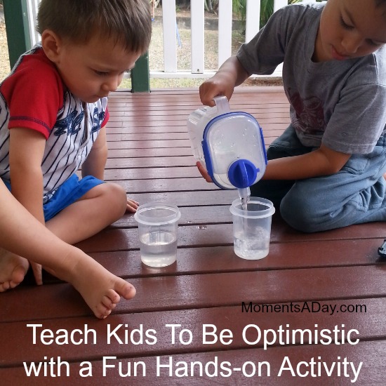 Teach Kids To Be Optimistic with a Fun Hands-on Activity