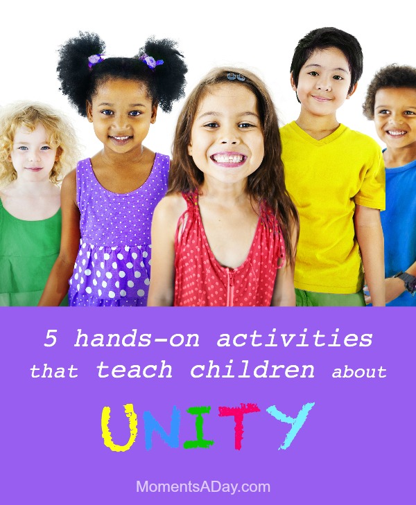 Five fun ways to help kids learn the concept of unity in diversity great for classroom or at home