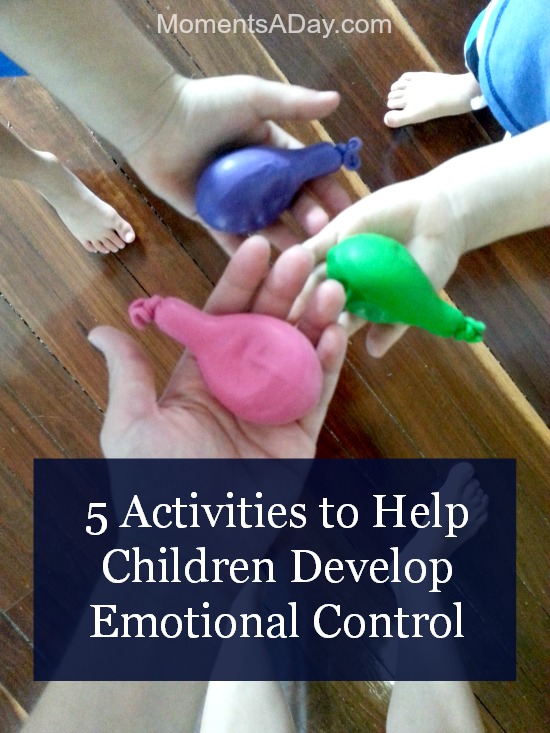 5 Activities to Help Children Develop Emotional Control