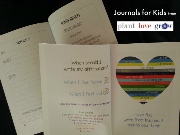 Journals for Kids from Plant Love Grow