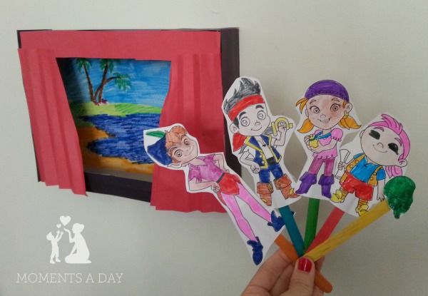 DIY Jake and the Neverland Pirates Puppets and Theatre