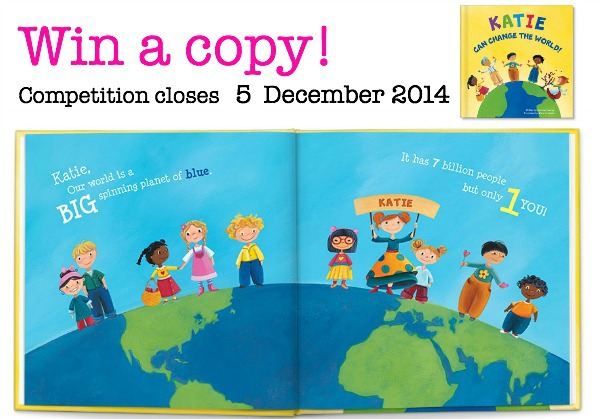 Win a copy of the I Can Change the World personalised book