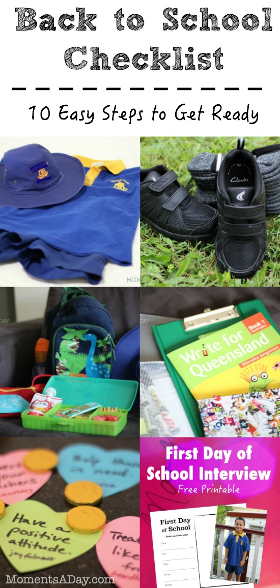 10 Steps to Get Ready for the First Day of School