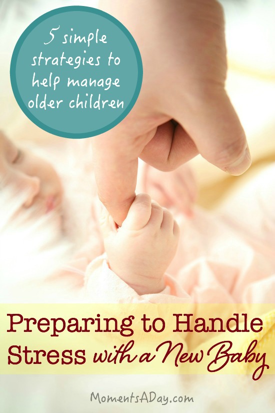 Five practical ideas to handle stress with a new baby in the home especially for older children