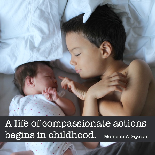 Teaching kids to be compassionate begins in early childhood