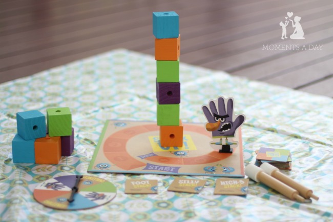 Cooperative board game for kids from Peaceable Kingdom called Stack Up