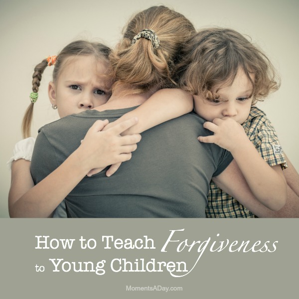 Ideas and resources for teaching the concept of forgiveness to young children