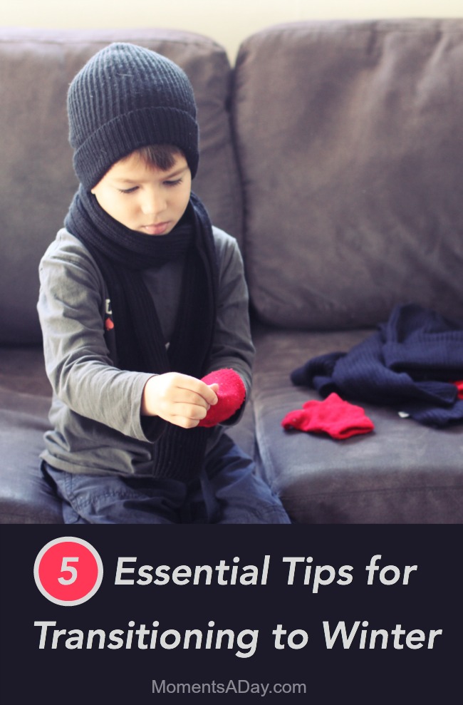 Five easy but essential ways to ease the transition to winter for young families