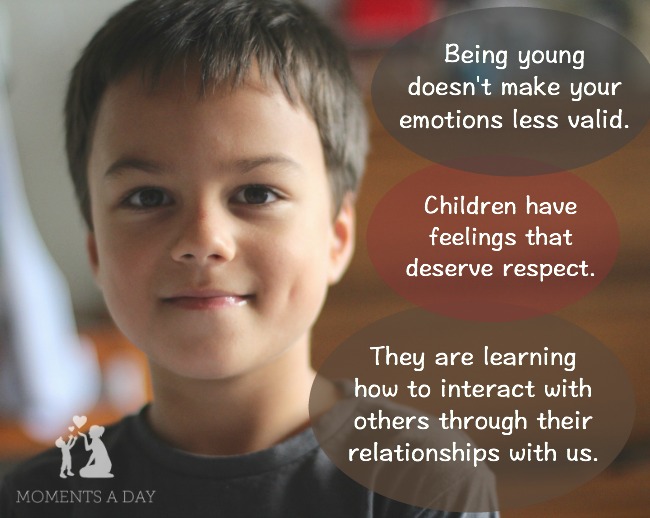 Respecting children and their feelings