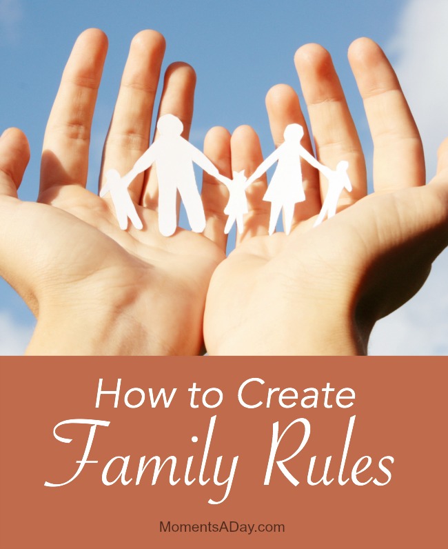  Tips for creating a set of family rules that actually work for your family because they are focused on your values