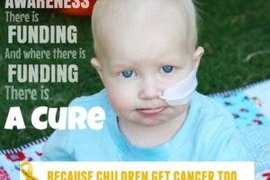 Raising awareness about childhood cancer