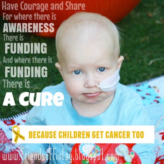 Raising awareness about childhood cancer