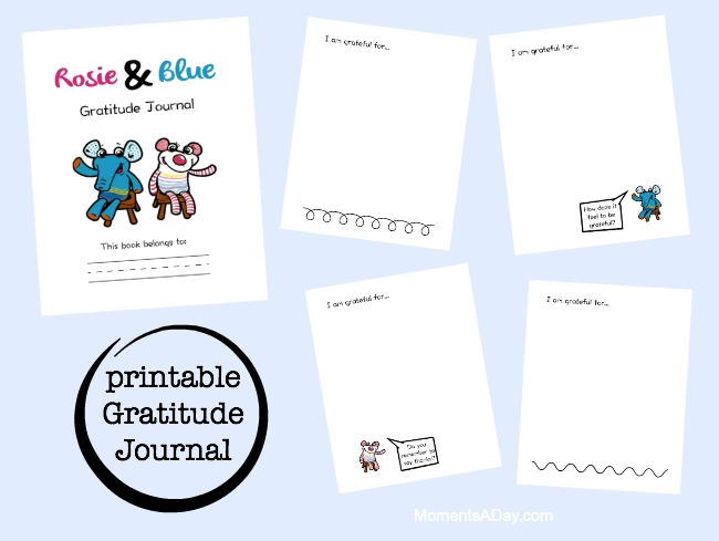 Rosie and Blue Gratitude Journal