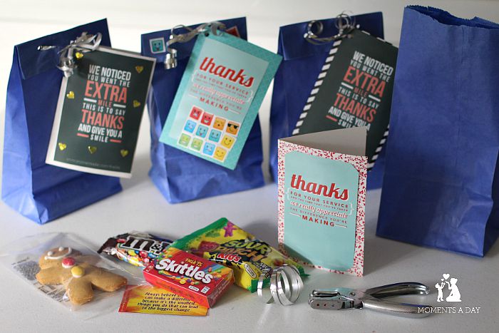 Easy and fun act of kindness for kids called Gratitude Goodie Bags