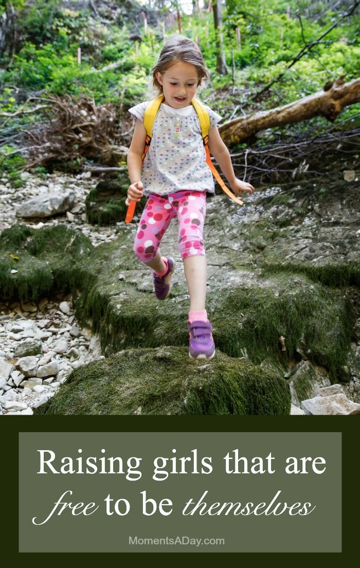 How to raise girls that are free and encouraged to be themselves