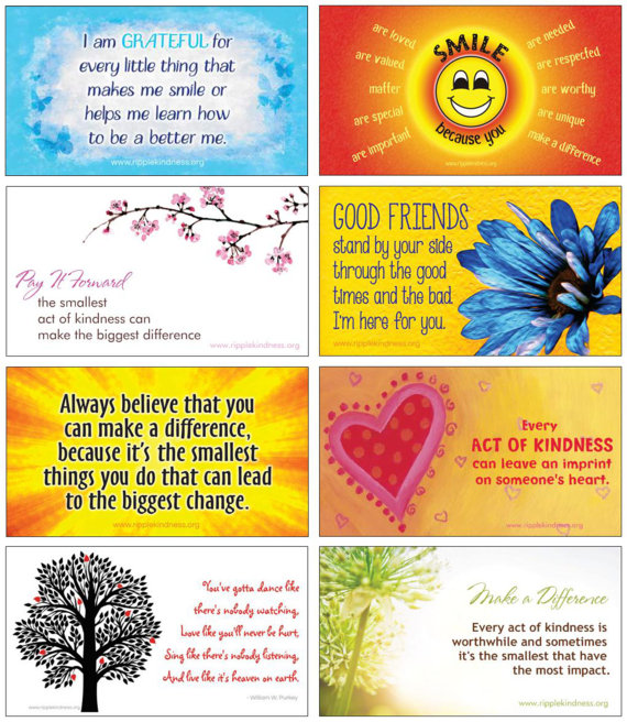 Magnets with inspiring messages make a sweet gift