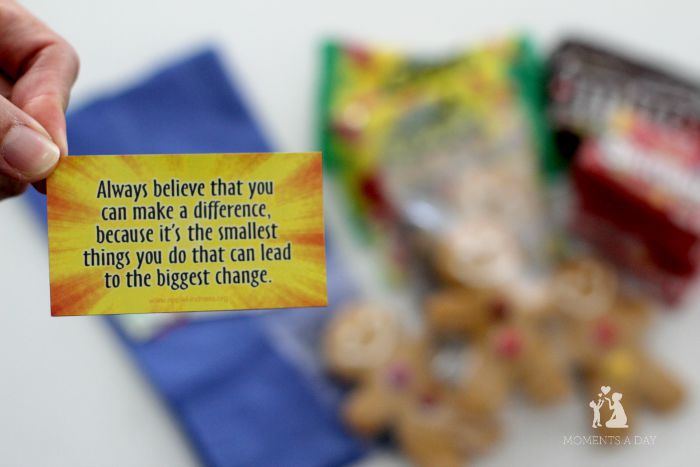 Magnets with inspiring messages plus other gifts that are perfect for teachers or volunteers