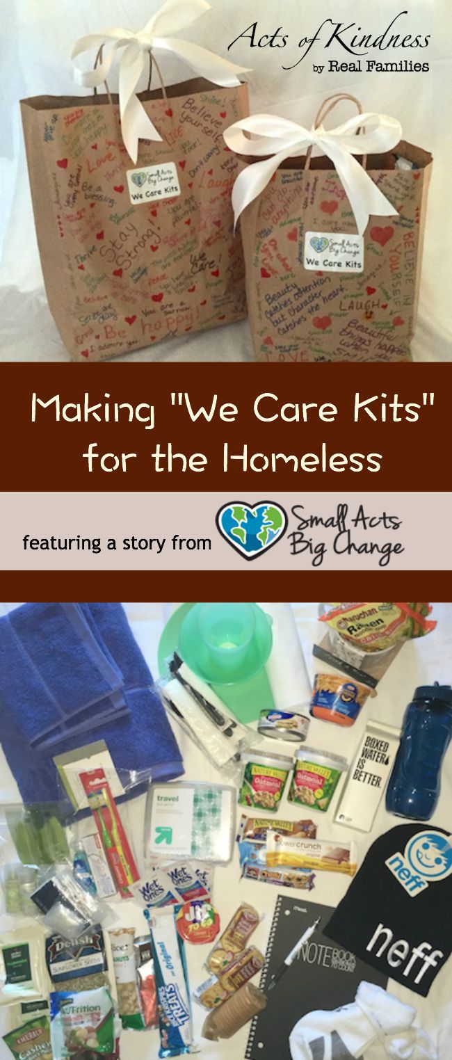  Project idea for kids to get involved in helping the homeless population