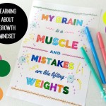 Free colouring page about growth mindset from The Reformed Idealist Mom