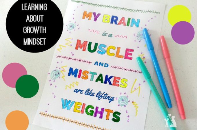 Free colouring page about growth mindset from The Reformed Idealist Mom