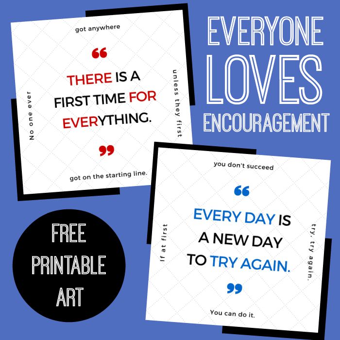 Free printable inspirational quotes to encourage a positive attitude
