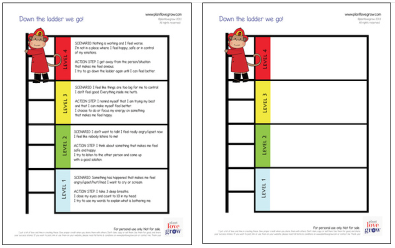 Free printable tool to help kids learn to manage their anger