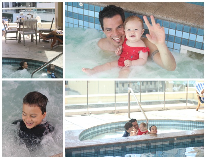 The Brisbane Marriott has a great pool overlooking the city