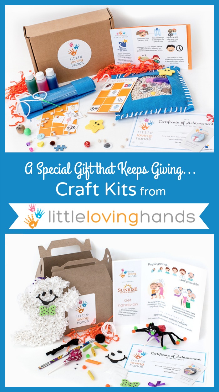 Little Loving Hands craft kits let kids get creative then give back to organisations in need