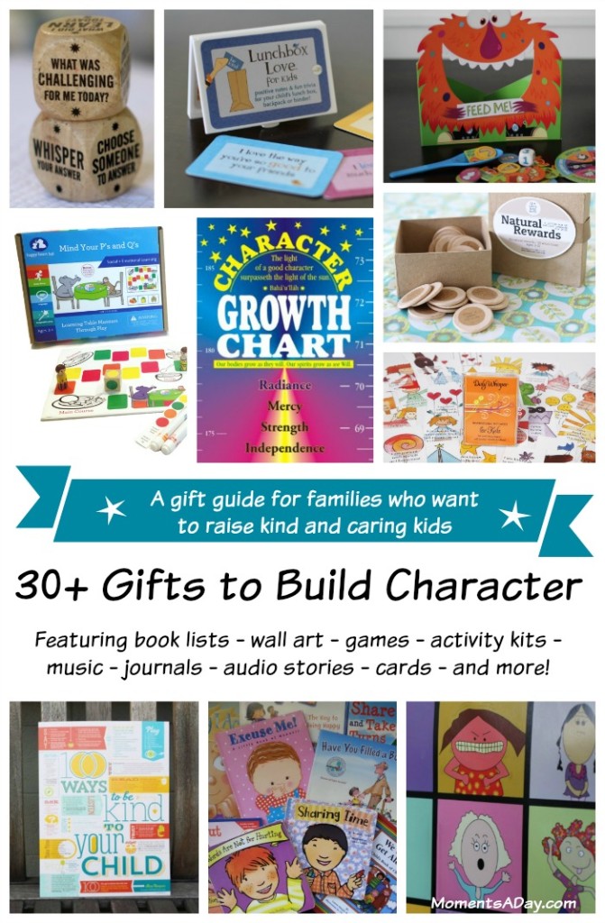 The ultimate gift guide of character building resources for parents who want to give gifts that will help their kids grow.