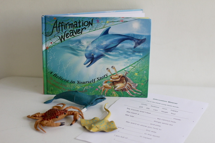 A beautiful story that helps kids learn positive affirmations plus two activities to take the discussion further