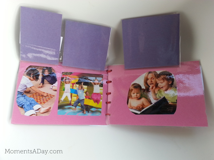 Easy DIY lift the flap manners book