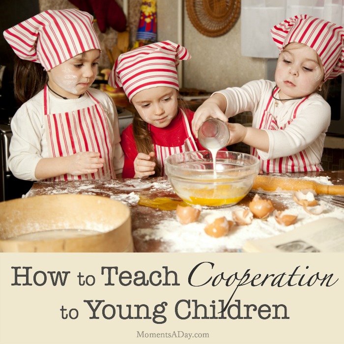 Activities and advice from real parents about how to teach cooperation to kids