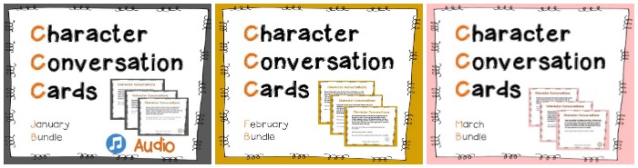 Character Conversation Tools are a great tool to use with kids