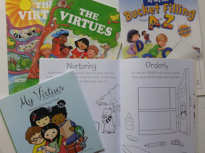 Colouring books that have positive messages for kids