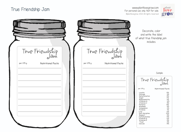 Free printable to teach kids about building meaningful relationships