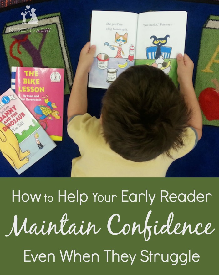 Tips to help early readers maintain confidence and develop a love for reading