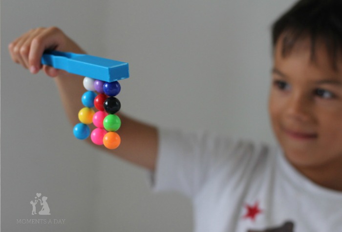 Magnet activities for kids to explore what it means to attract positive thoughts into their lives