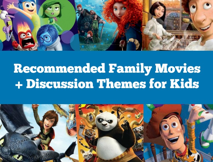 A List of Family Movies with Discussion Themes for Kids for Help Them Grow