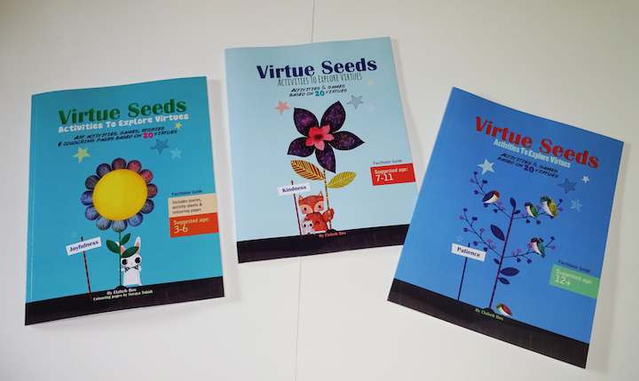 Virtue Seed Books are filled with activities to teach good character to kids