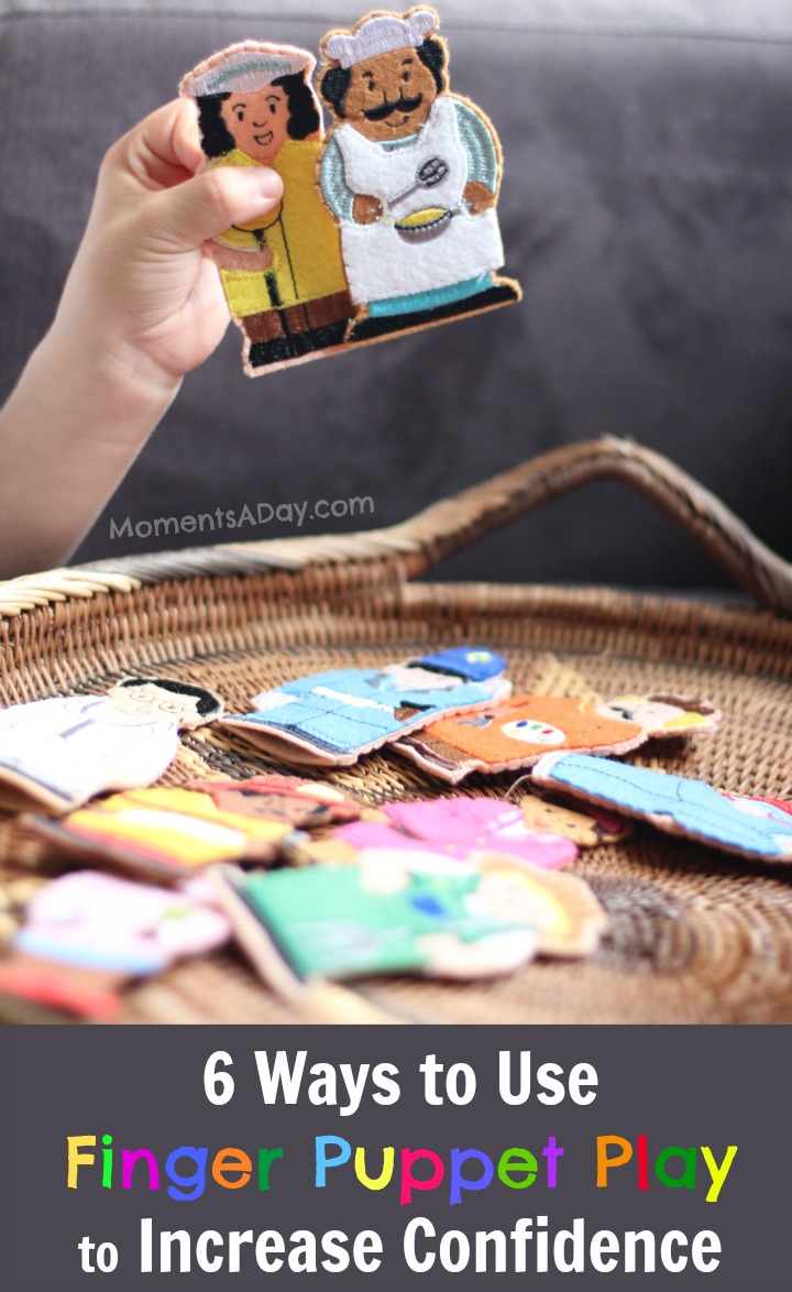 Teach your young child self-confidence by using these six simple finger puppet play ideas