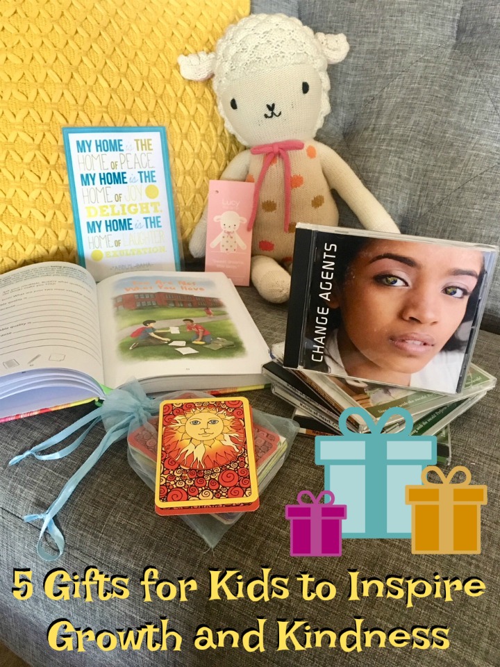 A collection of gifts for kids to inspire kindness and personal growth