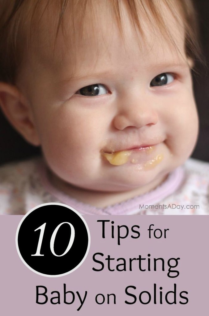 Starting Solids Stress Free - Moments A Day
