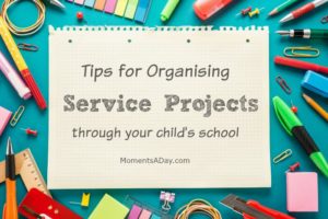 School is a great place to fundraise and do other service projects - here are some tips to get started